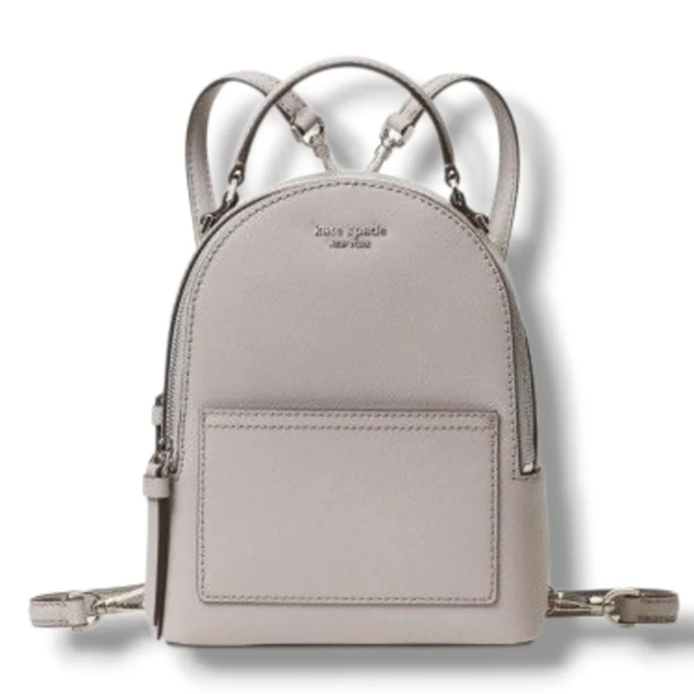 KATE SPADE New York Cameron Mini Convertible Backpack Sling Crossbody SOFT TAUPE